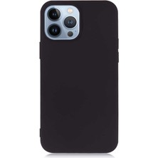 Kzy Apple iPhone 13 Pro Kapak Premium Rubber Silikon Kılıf - Siyah