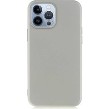 Kzy Apple iPhone 13 Pro Max Kapak Premium Rubber Silikon Kılıf - Gold