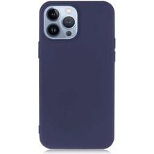 Kzy Apple iPhone 13 Pro Kapak Premium Rubber Silikon Kılıf - Lacivert