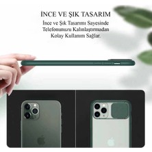 Kzy Apple iPhone 13 Kapak Lensi Açılır Kapanır Kamera Korumalı Kılıf - Siyah