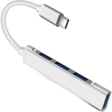 Zuidid Type C To USB Dönüştürücü HDMI Uyumlu 4 In 1 Hub 3x USB 2.0 + 1x USB 3.0