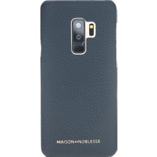 Maison De Noblesse Ultimate Jacket Deri Arka Kapak Samsung S9 Plus Erc6 Lacivert