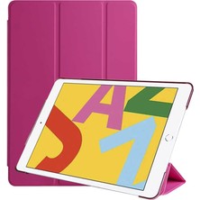 Nevarium Samsung Galaxy T500 Tab A7 10.4 Inç Tablet Kılıf Smart Cover Standlı Slim Tablet Kılıfı - Pembe