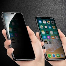 Canpay Apple iPhone Se 2020 Uyumlu Hayalet Ekran Koruyucu Full Cover IPS Mat Gizlilik Filtrelişeffaf