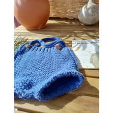 Handmade Erkek Mavi Çocuk Tulumu,