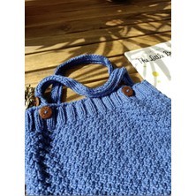Handmade Erkek Mavi Çocuk Tulumu,