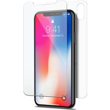 Canpay Apple iPhone x Ön ve Arka Uyumlu Ekran Koruyucu Yeni Nesil‬ Yüksek Kalite Hd Cam