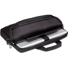 Classone Romeo Serisi TL2400 13-14" Uyumlu Su Geçirmez Kumaş Laptop Çantası Siyah