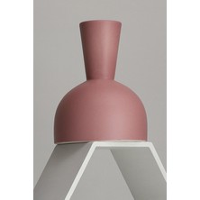 Beige & Stone Laura Pembe Vazo Dekoratif Obje