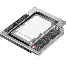 Feriot Upjaks 9.5mm HDD Caddy Laptop DVD To SSD Kutu Sata - Çelik Kasa