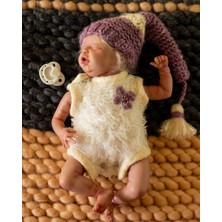 Atölye Reborn Uyuyan Minik Reborn Bebek Wee Patience Oyuncak Bebek / El Yapımı Sarışın Bebek