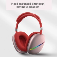 Sunsky Mıc ile MAX10 Rgb Bluetooth Müzik Kulaklık Kırmızı (Yurt Dışından)