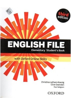 Oxford Yayınları English File Elementary Students Book Work Book Third Edititon