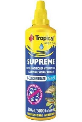 Tropical Supreme Akvaryum Su Düzenleyici 50 ml