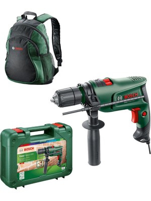 Bosch Easyımpact 600 13MM 600 Watt Darbeli Matkap + Sırt Çantası - 0603133000