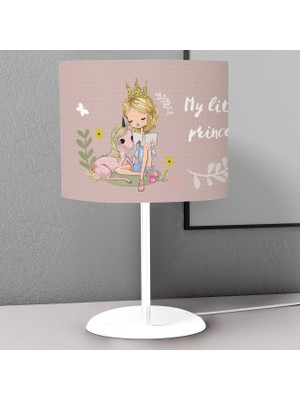 instababyrooms Kitap Okuyan Kız Desenli Çocuk Odası Dijital Baskılı Çocuk Odası Masaüstü Abajur Avize