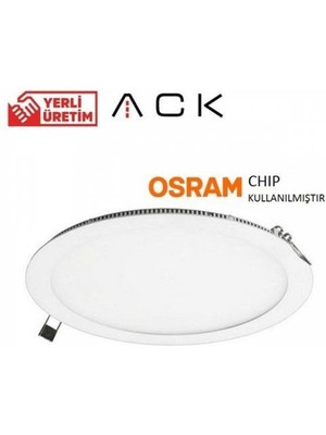 Ack 18W 6500K Slim Panel LED Beyaz