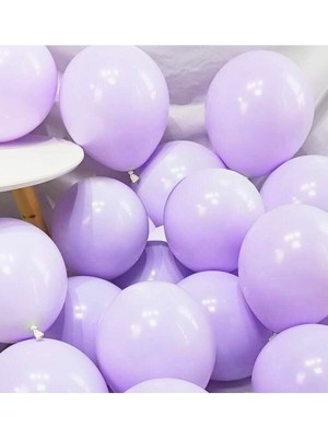 Bal10 Dünyası Lila Pastel Balon 50 Adet