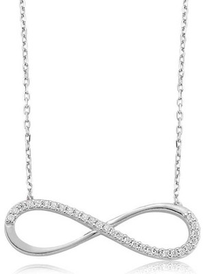 Gumush Gümüş Sonsuzluk Bayan Kolye