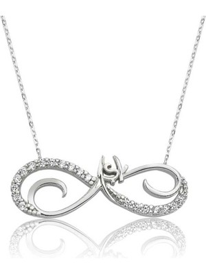 Gumush Gümüş Sonsuz Aşk Bayan Kolye