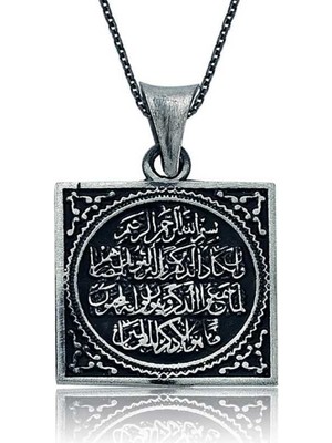 Gumush Gümüş Nazar Duası Bayan Kolye