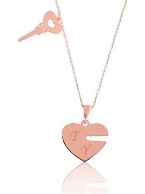 Gumush Gümüş Kalbimin Anahtarı Isimli Bayan Kolye