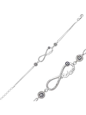 Gumush Gümüş Sonsuzluk Aşkım Bayan Bileklik