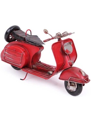 Dekoratif Metal Scooter Vintage Dekoratif Ev Ofis Hediyelik