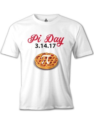 Lord T-Shirt Matematik - Pi 24 Beyaz Erkek Tshirt