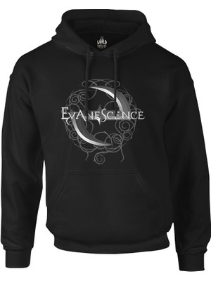 Lord T-Shirt Evanescence - Logo Siyah Erkek Fermuarsız Kapşonlu