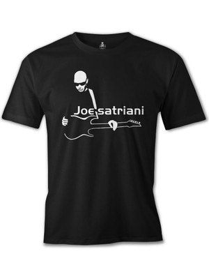Lord T-Shirt Joe Satriani - Gitar Siyah Erkek Tshirt