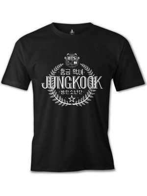 Lord T-Shirt Bts -  Jungkook Siyah Erkek Tshirt