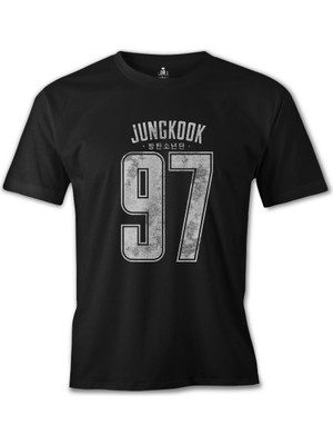 Lord T-Shirt Bts -  Jungkook 97 Siyah Erkek Tshirt