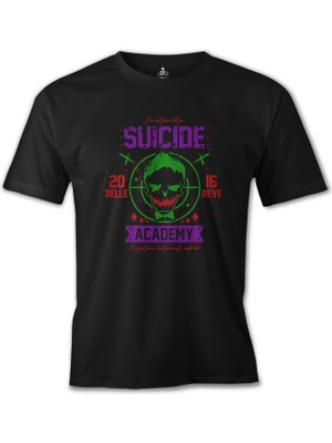Lord T-Shirt Suicide Squad - Academy Joker Siyah Erkek Tshirt