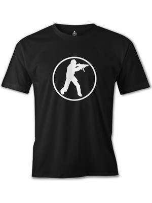 Lord T-Shirt Counter Strike - Cs Soldier Siyah Erkek Tshirt