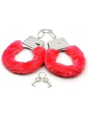 Ozcmax  Kırmızı Peluş Kelepçe