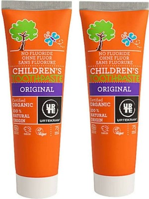 Urtekram Organik Çocuk Diş Macunu Tatlı Rezene 2'li Set  2X75 ml