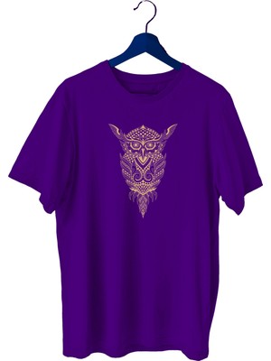 Bluu Owlx Sporcu T-Shirt Bisiklet Yaka