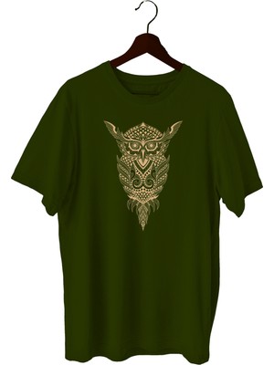 Bluu Owlx Sporcu T-Shirt Bisiklet Yaka