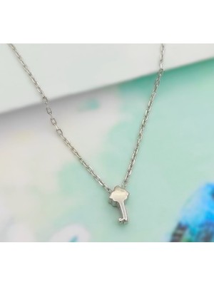 925 Gümüş Anahtar Çocuk  Gümüş Kolye