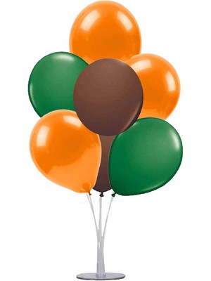 Bal10 Dünyası Balon Standı Safari Temalı Balon Demeti