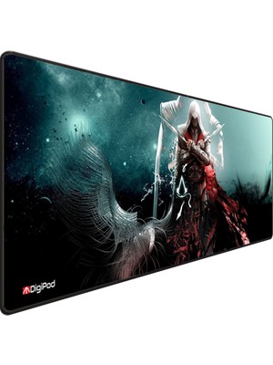 Digipod Gaming Mousepad Oyuncu Mouse pad 90X40 XXL Büyük Oyuncu Mouse Pad Kaymaz Taban 4mm Kalınlık