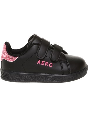 Aeropostale  Siyah - Fuşya Bebek Sneaker