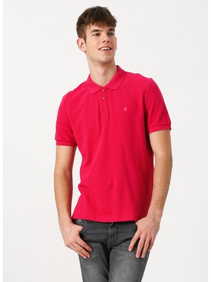 Limon Erkek Pembe Polo Yaka Polo T-Shirt