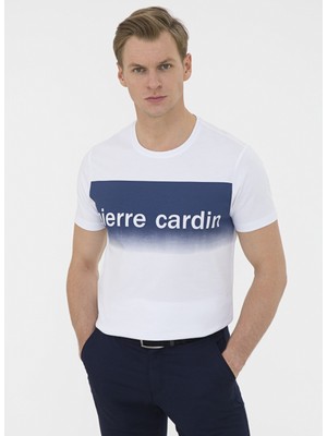 Pierre Cardin T-Shirt L Beyaz