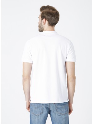 Limon Kısa Kol Basic Düz Erkek Polo T-Shirt