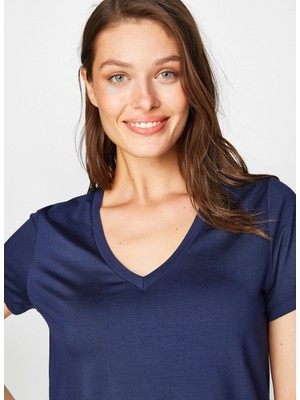 Faik Sönmez T-Shirt S Lacivert