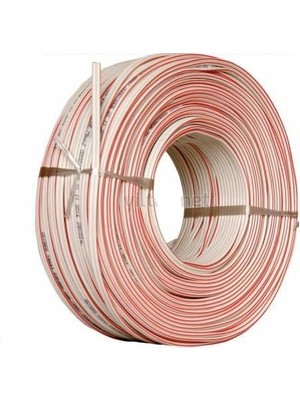 Tam Bakır 2x0,75 Kordon Yassı Kablo Tam Bakır Kablo Full Bakır Kablo =(50 Metre Satışımız