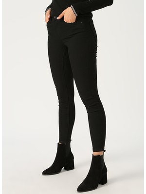 Vero Moda Siyah Skinny Fit Denim Pantolon