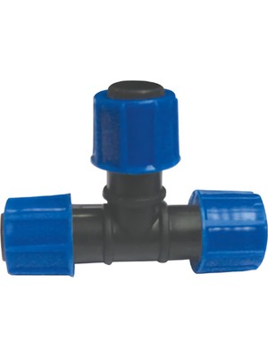 Gp Plastik Yassı Boru Vidalı Te 17X17X17 mm (100 Adet)